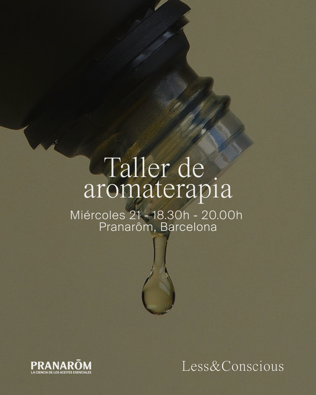 Taller de Aromaterapia en Pranarôm, Barcelona